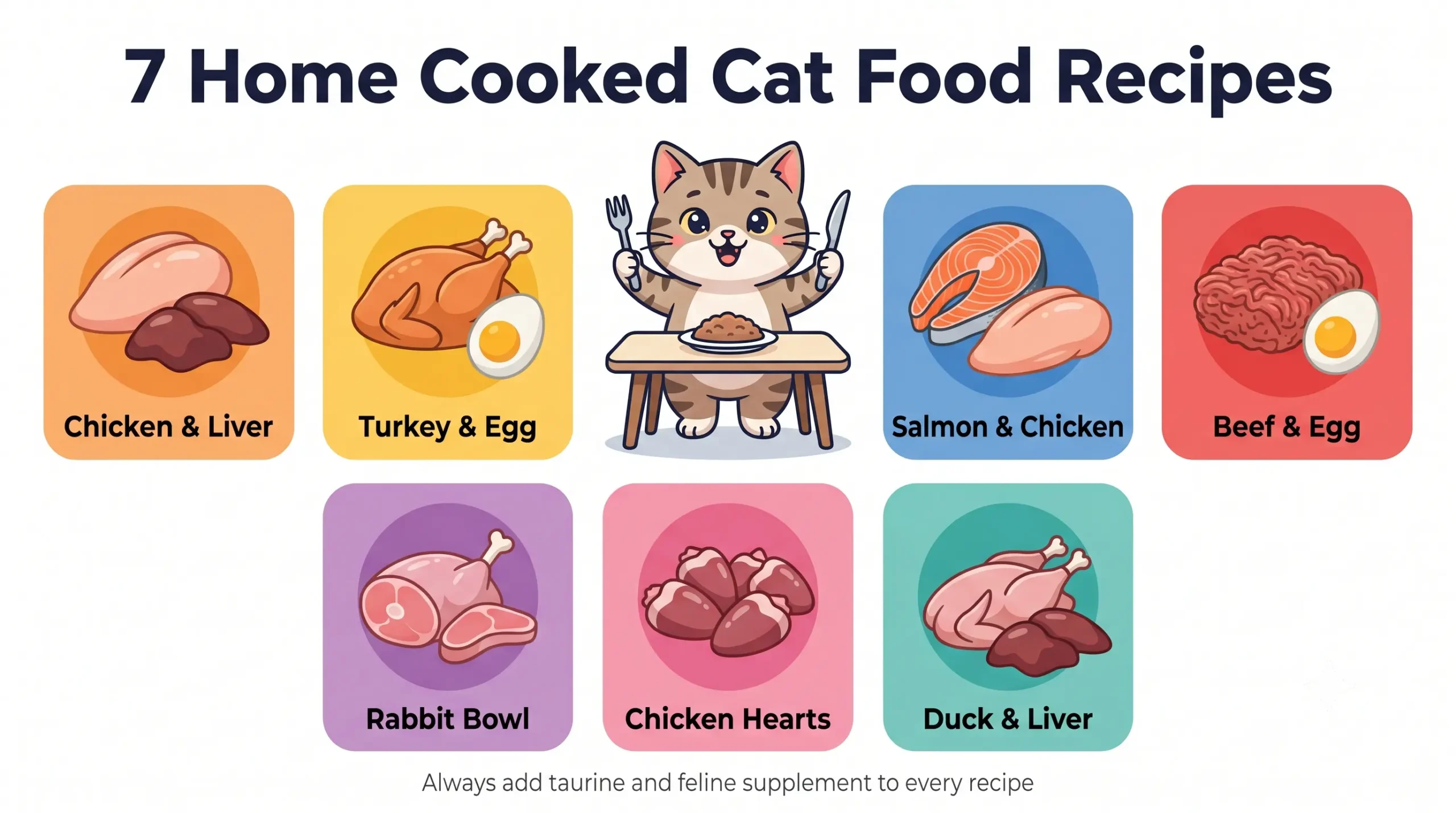 7 home cooked cat food recipes — vet approved simple meals for cats