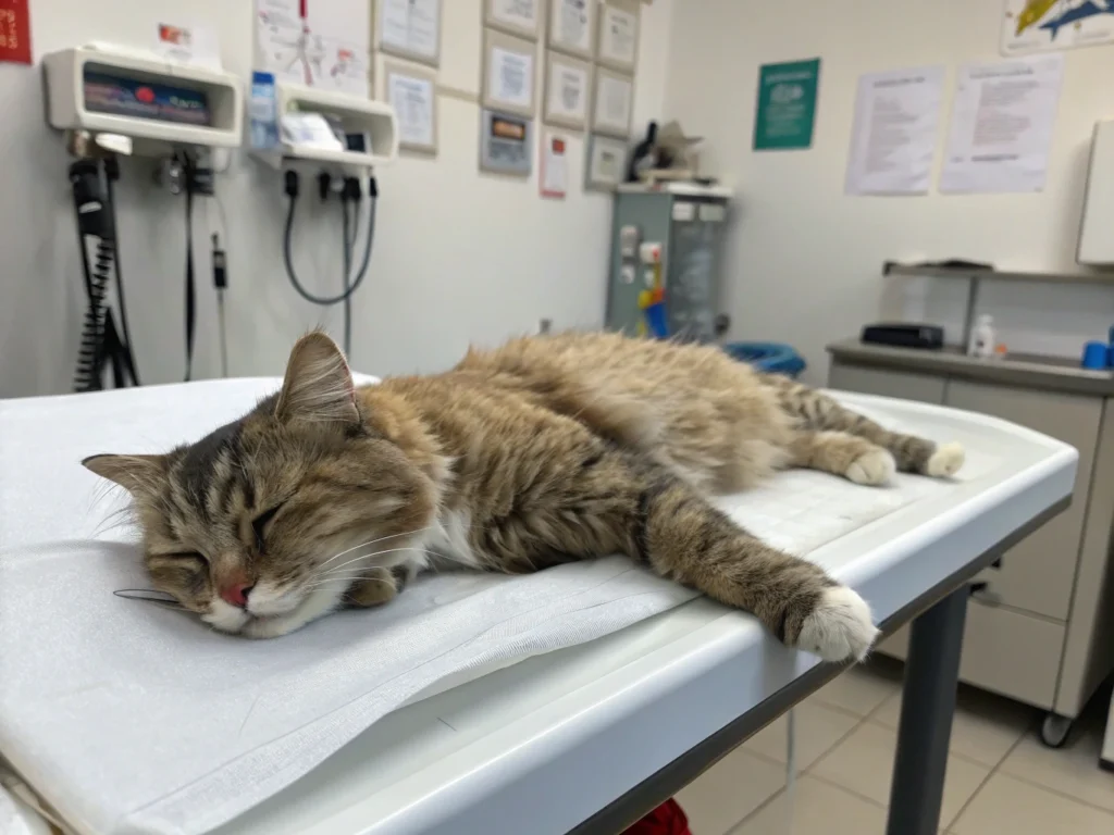 home remedy for cat vomiting white foam