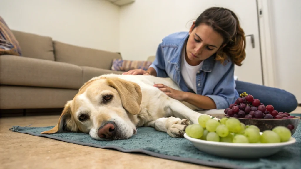 my dog ate one grape