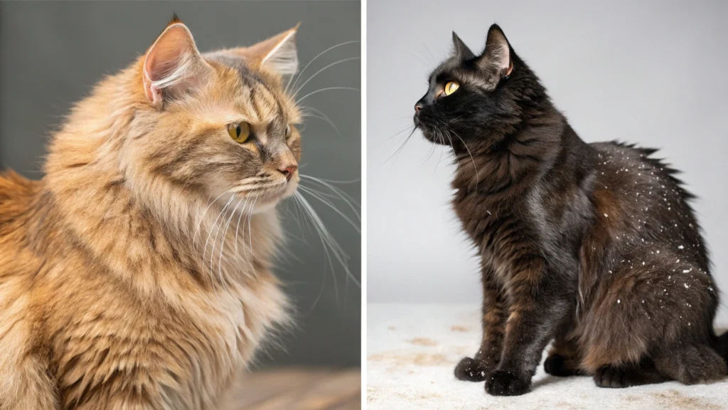 how to treat dandruff on cat's back near tail naturally