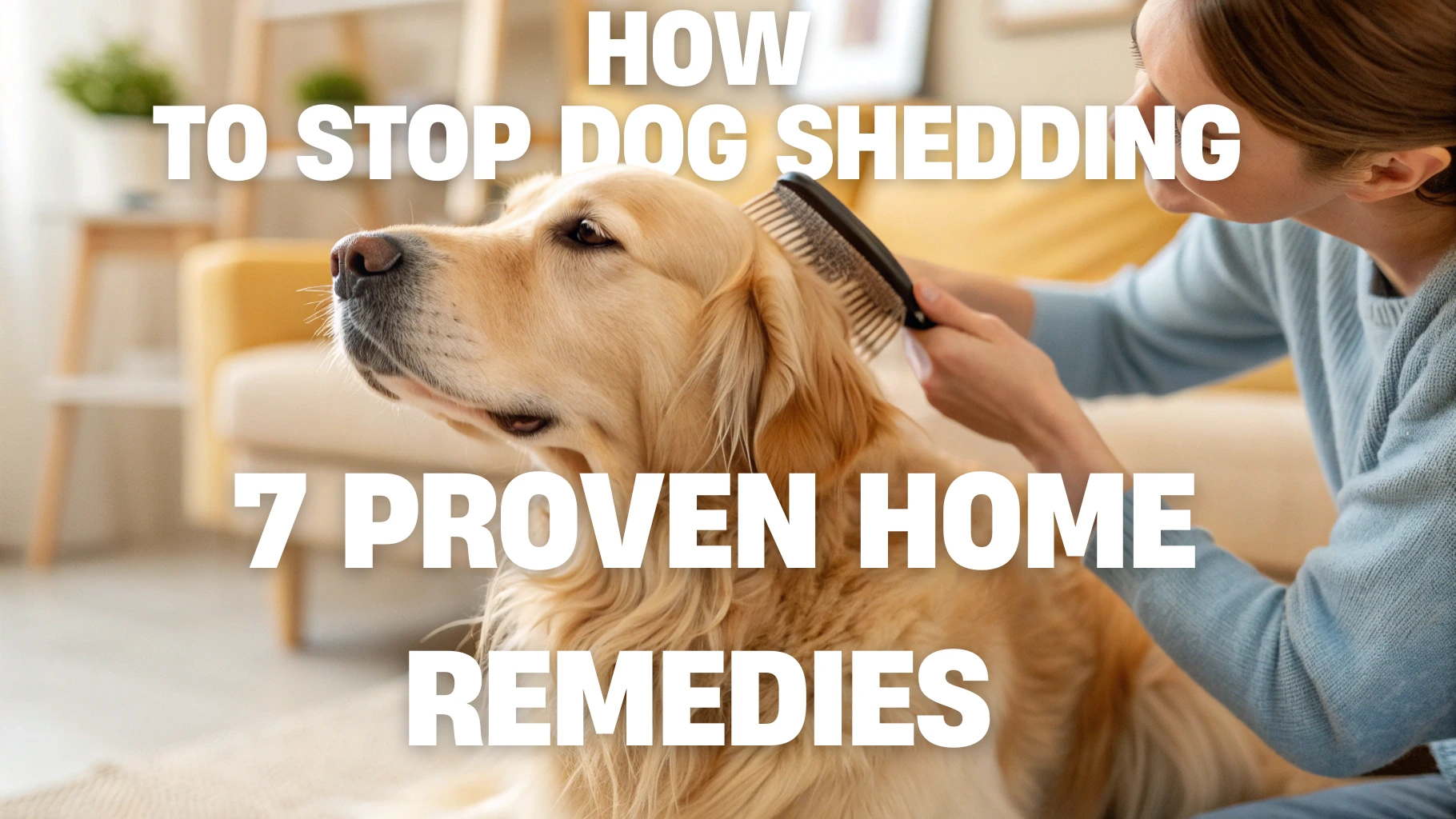 How to Stop Dog Shedding: 7 Proven Home Remedies