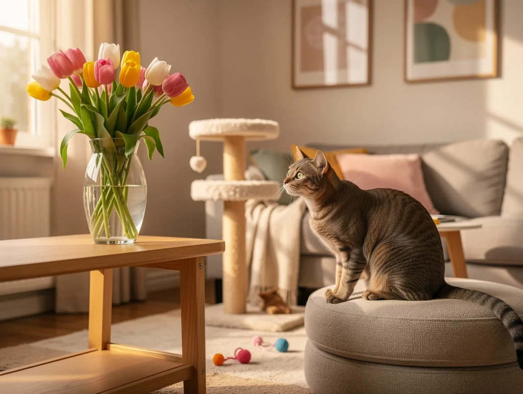 are tulips toxic to cats