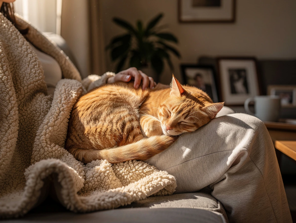 Why Does My Cat Sleep on Me Every Night? 7 Real Reasons