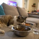 my cat is lethargic but eating and drinking