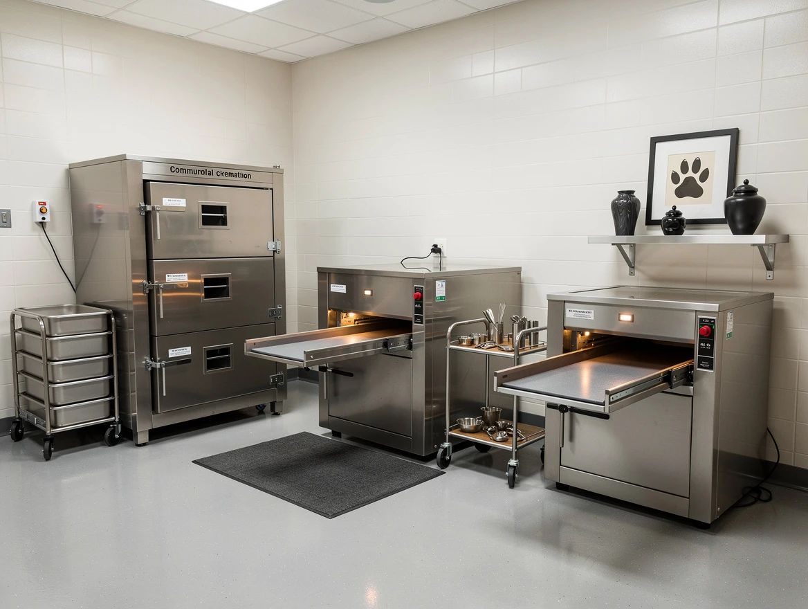 How much does it cost to cremate a cat — professional pet crematory facility showing different types of cremation services