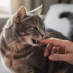 why does my cat bite me gently out of nowhere