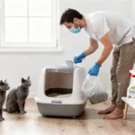 my cat has worms how do i clean my house