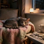 My cat jumps out of sleep scared