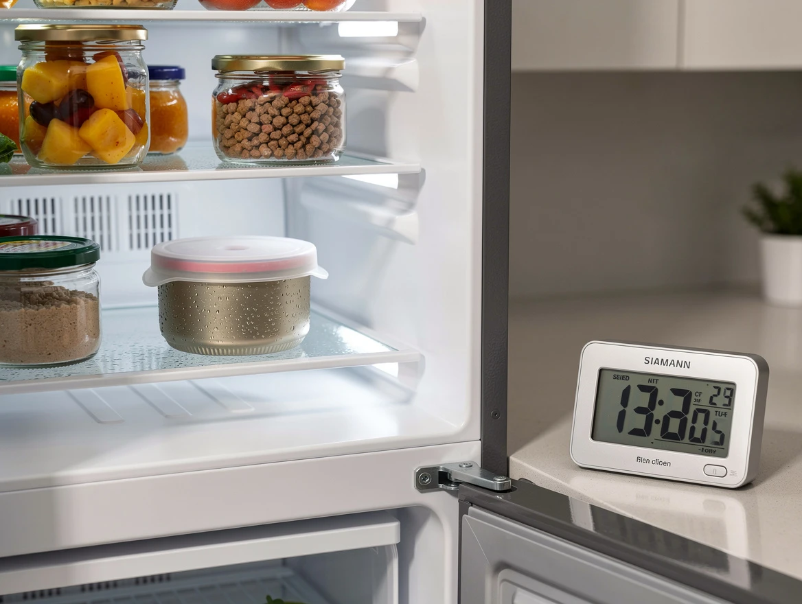 Wet cat food stored in fridge — proper storage after opening