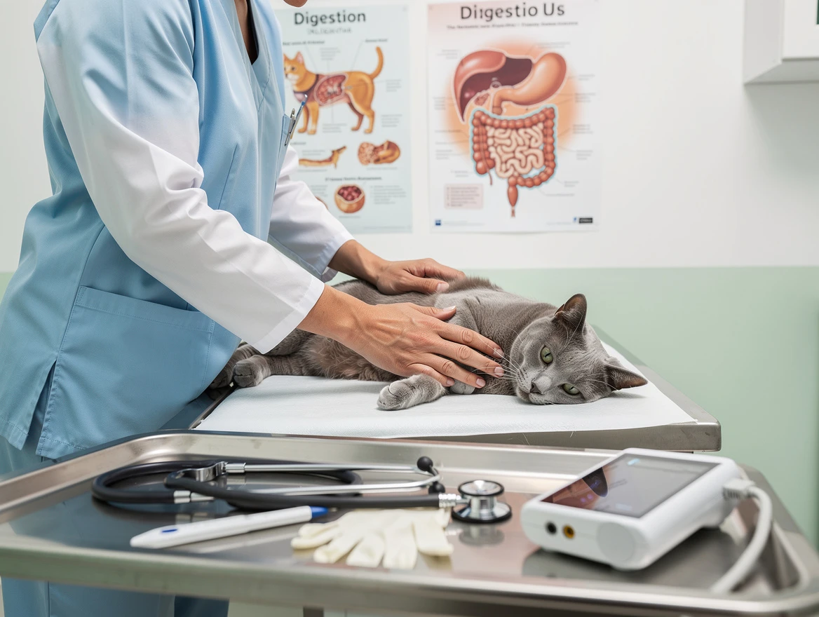 Cat owner scooping litter box — stinky cat poop remedy and litter tips