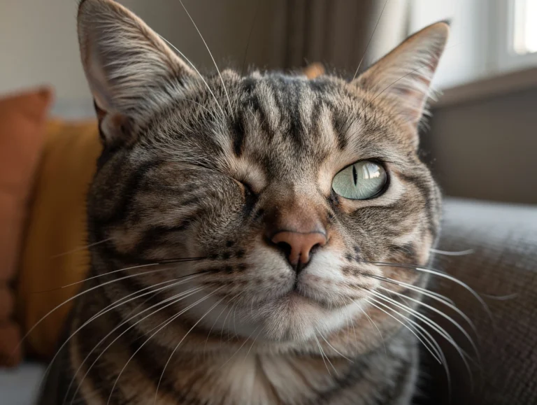 Why Is My Cat Squinting One Eye?