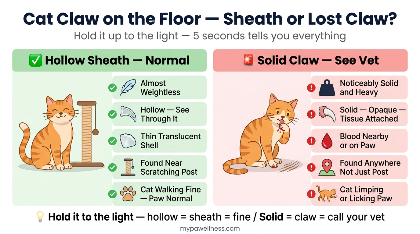 Do cats lose their claws — how to tell a shed sheath from a lost claw