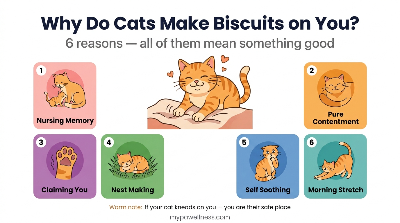Six reasons cats knead, from nursing memories to contentment