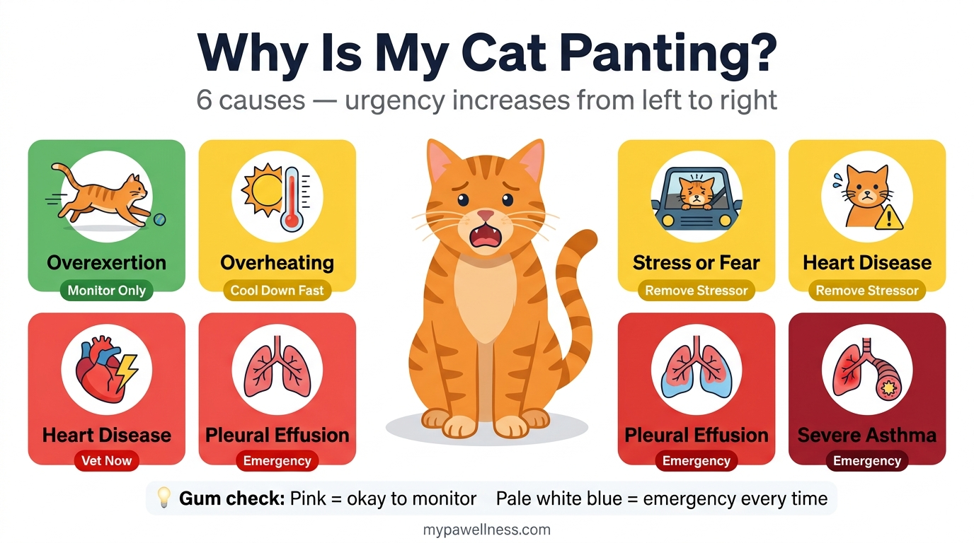 Why is my cat panting — an overview of normal versus concerning panting in cats